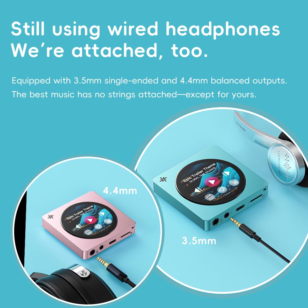 Amazon.com: FIIO DISC Portable HiFi Music Player, Dual DAC Digital